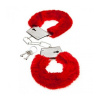 63/0049 DR Plyšové putá - červené