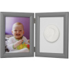 Baby Bob print - Hlinený rám sivý