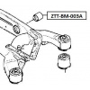 NTY Uchytenie Ramena Gumokovové BMW X5 E53 99-06 Zadný náprava (33316770454)