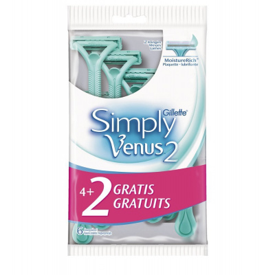 Gillette Simply venus2 4+2 ks