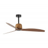 FARO Barcelona | FARO 33435-Stropný ventilátor WEAVER M pr. 128 cm hnedá/čierna + diaľkové ovládanie | 33435