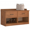 vidaXL Lavica do predsiene SANDNES 87x40x50 cm borovicový masív 4010460