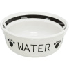 Keramická miska WATER, biela/čierna 0,25 l/ ø 13 cm