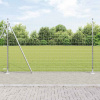 zahrada-XL Plot s stĺpmi Strieborná 1.4 x 10 m Oceľ 3351002