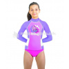 Mares Aquazone Tričko RASH GUARD DETSKÝ DLHÝ RUKÁV DIEVČA 5/XL
