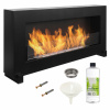 Čierna skrinka Bio krb 90x40 stojaté sklo (Čierna skrinka Bio krb 90x40 stojaté sklo)