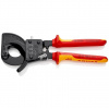 Knipex 9536250 nůžky na kabely - ráčnové