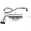 TATechnix Výfuk z nehrdzavejúcej ocele 2x76mm Audi A3 (8P) - 1.4+1.6+1.8+2.0+1.9 TDI+2.0 TDI