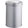 Durable Safe 330610 odpadkový kôš 30 l (Ø x v) 315 mm x 492 mm kov sivá 1 ks; 330610