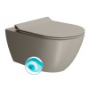 SAPHO PURA 55cm WC závesné SWIRLFLUSH, tortora mat, 881505