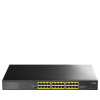 Cudy GS1028PS2 sieťový prepínač Gigabit Ethernet (10/100/1000) Podpora napájania cez Ethernet (PoE) Čierna (GS1028PS2)