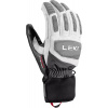 Lyžiarske rukavice Leki Griffin Pro 3D - white/black 7.0