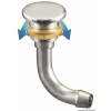 OSCULATI Full Flush chrómovaný mosadzný palivový ventil 90° Ø 16 mm Variant: Plný perlátor splachovacej nádrže mosadzný, chrómovaný, rovný Ø16 mm Full Flush chromed brass fuel vent 90° Ø 16 mm
