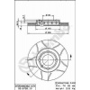 Originál max brembo Brzdový kotúč vetraný, predný 239*18 6N0615301C