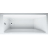 LAUFEN Pro pravouhlá vaňa akrylátová, odtok zboku, 1600 x 700 x 460 mm, s rámom, biela, H2339510000001