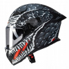 PRILBA CABERG DRIFT EVO II CROK ČIERNA/BIELA/ČERVENÁ MAT XXL