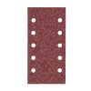 Makita Brúsny papier so suchým zipsom 115 × 230 mm, perforovaný 10 otvorov, 10ks Variant: zrno 60. P-33180