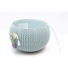 Kvetináč na terasu - Keter Pot Zavesenie Cozy M 36cm Misty Blue