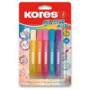 Dekoračné lepidlo Kores Glitter Glue 5 x 10,5 ml, pastelové farby