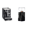 La Pavoni Mini Cellini, black + Eureka Mignon Perfetto, BL black