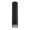 Rabalux Čierne stropné svietidlo Senobia 240mm pre žiarovku GU10 73031
