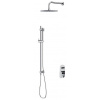 Cersanit CREA Set podomietková batéria + hlavová sprcha + sprchový set, Chróm S952-008 S952-008