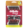 Gillette blue 3 plus jednorázovky 12 ks blistr red