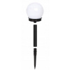 Sada tepanej záhradnej solárnej lampy s 8 LED diódami