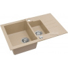 Alveus ROCK 70 kuchynský granitový drez so sifónom 78x48 - G-51 Beige 1090954