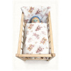 SDS Súprava do postieľky pre bábiky Aloha Bavlna, výplň: Polyester, 1x 38x44 cm / 28x20 cm
