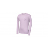 SENSOR MERINO DF LOGO UP juniorské triko dl.rukáv mystic violet 150