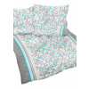 Kompletná súprava posteľnej bielizne 4sleep – prikrývka 140 cm x 200 cm, vankúš 70 x 90 cm