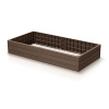 Prosperplast Vyvýšený záhon BASE WOODY hnedý 149,2 cm