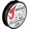 Daiwa Splietaná Šnúra J-Braid Dark Green 300 m-Priemer 0,28 mm / Nosnosť 26,5 kg