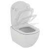 Ideal Standard T007901 TESI WC Závesné 36x53x33,7, AQUABLADE, Skryté upev,Hlboké spl,Biel T007901