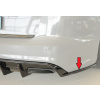 Rieger spoiler pod zadný nárazník na pravé straně pro Audi A6 S6 4G, C7 sedan r.v. 09/14-, plast ABS lakovaný do čiernej lesklej farby