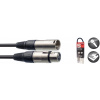 Stagg SMC030, mikrofonní kabel XLR/XLR, 30cm