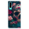 Odolné silikónové puzdro iSaprio - Skull in Roses - Huawei P30