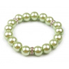 Náramok perlička zelená perleť st668 bižutéria (Náramok perlička zelená perleť st668 bižutéria)