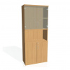 Hobis Policová skriňa Strong, zámok, 80x192x40 cm, buk/buk