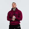 GymBeam Mikina PRO Hoodie Burgundy XXL