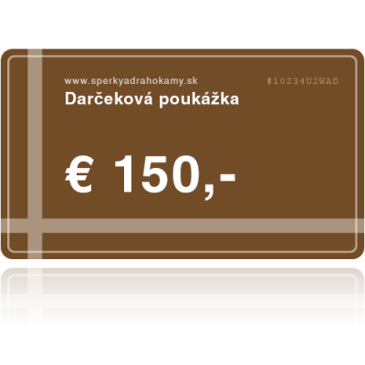Darčekový poukaz v hodnote €150,-