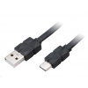 Kábel AKASA PROSLIM USB 2.0 Typ C na typ A, 30 cm AK-CBUB43-03BK Akasa