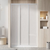 RAVAK Supernova Sprchové dvere trojdielne ASDP3-100, 970-1010 mm, biela/Pearl, 00VA01R211