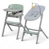 Kinderkraft Livy + Calmee 2026 Olive Green detská jedalenská stolička plastová