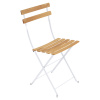 Fermob Skladacia stolička BISTRO NATURAL - Cotton White