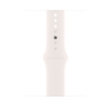 Apple Watch 46 mm svetlo červený športový remienok M/L MXM93ZM/A