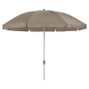 Slnečník so stredovou tyčou naklápací balkónový a plážový Doppler ACTIVE 200 cm greige