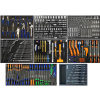 SP Tools Dielenský box SPT CUSTOM XL - červený SP40628 Typ: Vybavený, Počet náradí: 425 kusov