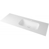 Sapho Aruba umývadlo 190x51.5 cm obdĺžnik umývadlo na nábytok biela AR190-B1R